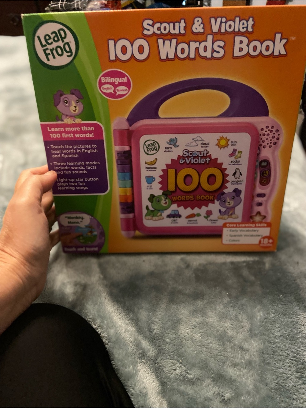 LeapFrog Scout & Violet 100 Words Book - Pink Learning Toy
